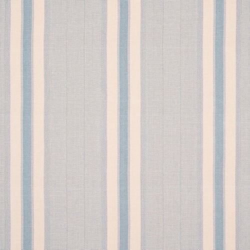 Schumacher Ipala Hand Woven Stripe Fabric 78834 / Sky
