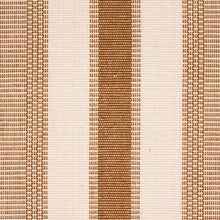 Load image into Gallery viewer, Schumacher Ipala Hand Woven Stripe Fabric 78835 / Carmel