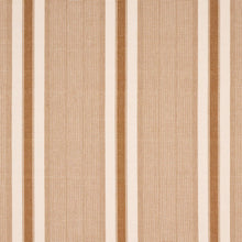 Load image into Gallery viewer, Schumacher Ipala Hand Woven Stripe Fabric 78835 / Carmel