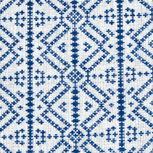 Load image into Gallery viewer, Schumacher Poxte Hand Woven Fabric 78891 / Navy