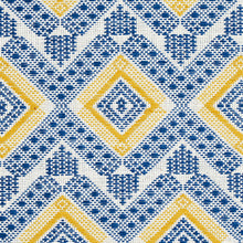 Load image into Gallery viewer, Schumacher Ocosito Hand Woven Fabric 78901 / Blue