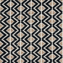 Load image into Gallery viewer, Schumacher Pinula Hand Woven Fabric 78910 / Black