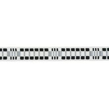 Load image into Gallery viewer, Schumacher Carmo Tape Narrow Trim 78991 / Silver &amp; Black