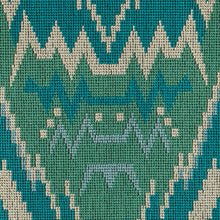 Load image into Gallery viewer, SCHUMACHER TAURIDE EPINGLE FABRIC 79042 / PEACOCK