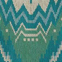 Load image into Gallery viewer, SCHUMACHER TAURIDE EPINGLE FABRIC 79042 / PEACOCK