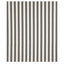 Load image into Gallery viewer, SCHUMACHER BLUMONT STRIPE INDOOR/OUTDOOR FABRIC 79054 / CHARCOAL