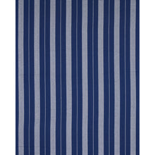 Load image into Gallery viewer, SCHUMACHER LUBECK STRIPE FABRIC 79097 / IVORY ON BLUE