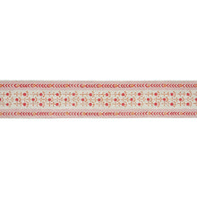 Load image into Gallery viewer, Schumacher Pica Bella Hand Blocked Tape Trim 79100 / Pink &amp; Orange