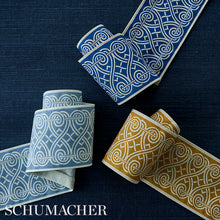 Load image into Gallery viewer, Schumacher Suzette Tape Trim 79130 / Navy