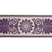 Load image into Gallery viewer, Schumacher Yvonne Tape Trim 79142 / Aubergine