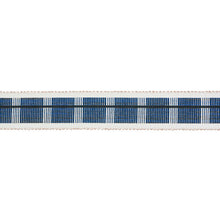 Load image into Gallery viewer, Schumacher Calcada Tape Medium Trim 79202 / Midnight
