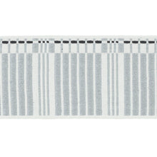 Load image into Gallery viewer, Schumacher Carmo Tape Wide Trim 79211 / Silver &amp; Black