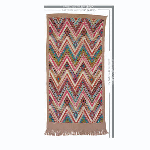 SCHUMACHER COYOLATE HAND WOVEN BROCADE FABRIC 79241 / NOUGAT