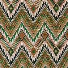 Load image into Gallery viewer, SCHUMACHER COYOLATE HAND WOVEN BROCADE FABRIC 79243 / GREEN