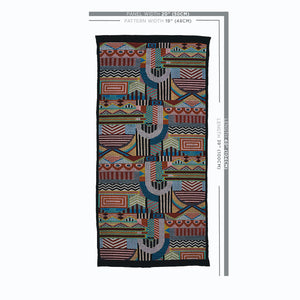 SCHUMACHER PALOMAR HAND WOVEN BROCADE FABRIC 79290 / MULTI
