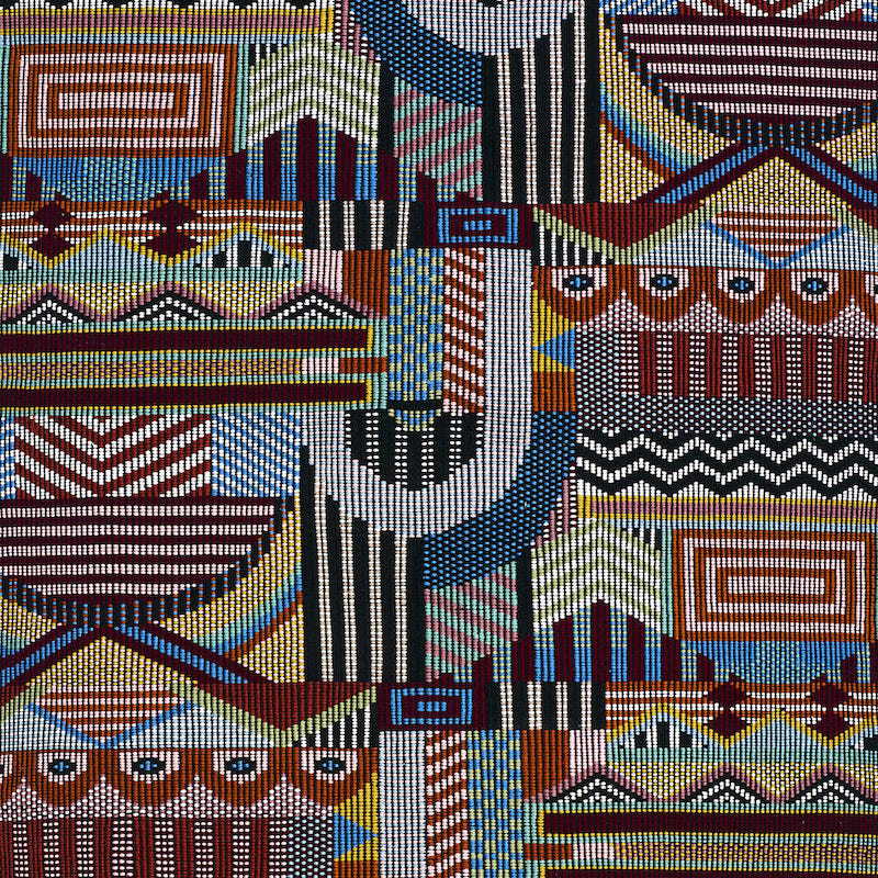 SCHUMACHER PALOMAR HAND WOVEN BROCADE FABRIC 79290 / MULTI