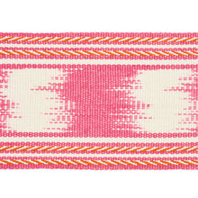 Load image into Gallery viewer, Schumacher Banyan Ikat Tape Trim 79301 / Pink