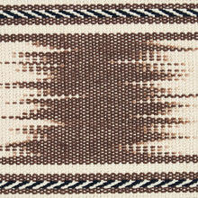 Load image into Gallery viewer, Schumacher Banyan Ikat Tape Trim 79302 / Brown
