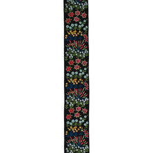 Load image into Gallery viewer, Schumacher Lula Embroidered Tape Trim 79312 / Black