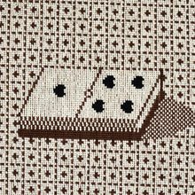 Load image into Gallery viewer, Schumacher Domino Epingle Fabric 79322 / Brown