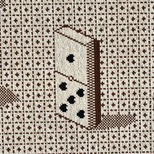 Load image into Gallery viewer, Schumacher Domino Epingle Fabric 79322 / Brown