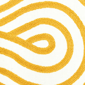 Schumacher Giraldi Embroidery Fabric 79340 / Gold