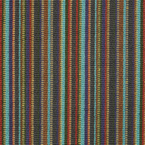 Schumacher Sinoir Stripe Fabric 79351 / Multi