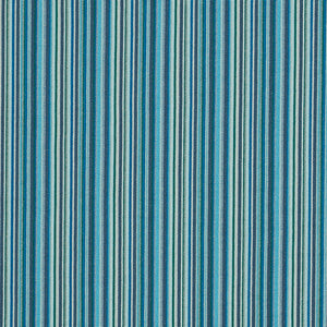 Schumacher Sinoir Stripe Fabric 79352 / Blue