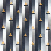 Load image into Gallery viewer, Schumacher Ludus Stripe Fabric 79360 / Black