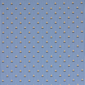 Schumacher Ludus Stripe Fabric 79361 / Blue