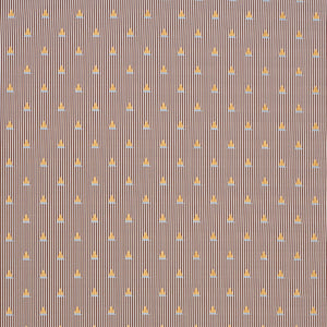 Schumacher Ludus Stripe Fabric 79362 / Brown