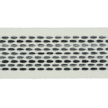 Load image into Gallery viewer, Schumacher Portola Tape Indoor/Outdoor Trim 79422 / Charcoal