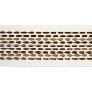 Schumacher Portola Tape Indoor/Outdoor Trim 79423 / Neutral