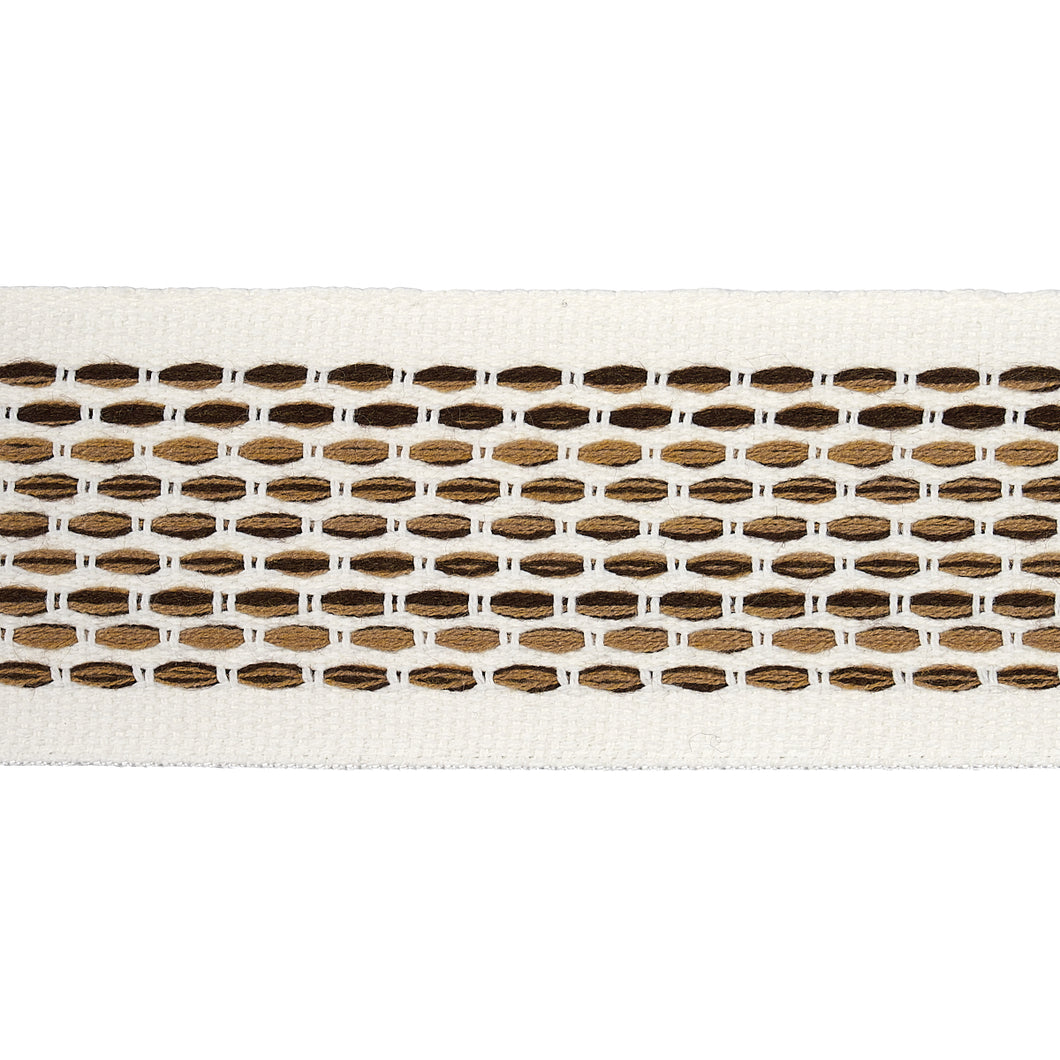Schumacher Portola Tape Indoor/Outdoor Trim 79423 / Neutral