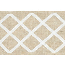 Load image into Gallery viewer, Schumacher Zella Tape Trim 79442 / Natural