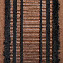 Load image into Gallery viewer, Schumacher Senza Satin Stripe Fabric 79451 / Brown
