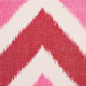 Schumacher Vedado Ikat Fabric 79461 / Pink