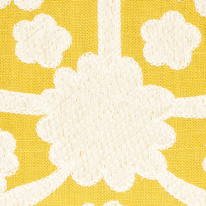 Schumacher Cybele Embroidery Fabric 79471 / Yellow