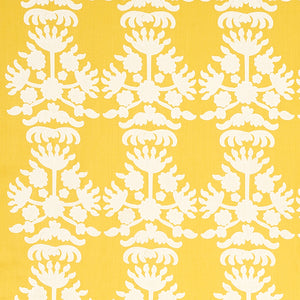 Schumacher Cybele Embroidery Fabric 79471 / Yellow