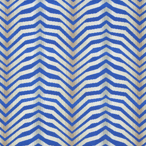 Schumacher Arcure Epingle Fabric 79520 / Cobalt