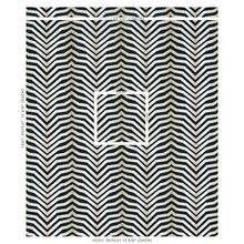 Load image into Gallery viewer, Schumacher Arcure Epingle Fabric 79521 / Zebra Black