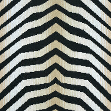 Load image into Gallery viewer, Schumacher Arcure Epingle Fabric 79521 / Zebra Black