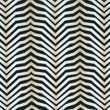 Load image into Gallery viewer, Schumacher Arcure Epingle Fabric 79521 / Zebra Black