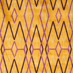 Schumacher Kyoto Trellis Fabric 79532 / Saffron