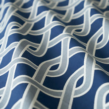 Load image into Gallery viewer, SCHUMACHER CLEO TRELLIS INDOOR/OUTDOOR FABRIC 79570 / BLUE