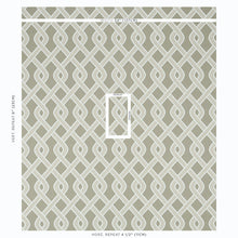 Load image into Gallery viewer, SCHUMACHER CLEO TRELLIS INDOOR/OUTDOOR FABRIC 79572 / NEUTRAL