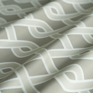 SCHUMACHER CLEO TRELLIS INDOOR/OUTDOOR FABRIC 79572 / NEUTRAL