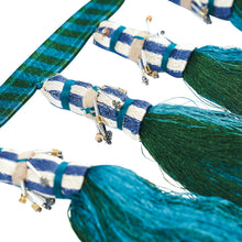 Load image into Gallery viewer, Schumacher Antony Tassel Trim 79601 / Peacock &amp; Green