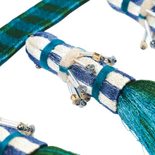 Load image into Gallery viewer, Schumacher Antony Tassel Trim 79601 / Peacock &amp; Green