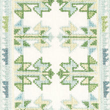 Load image into Gallery viewer, Schumacher Vinka Embroidery Fabric 79620 / Mineral &amp; Ivory